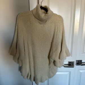 Mystree Soft Cream Turtleneck Sweater